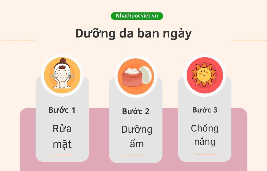 Quy trình dưỡng da ban ngày