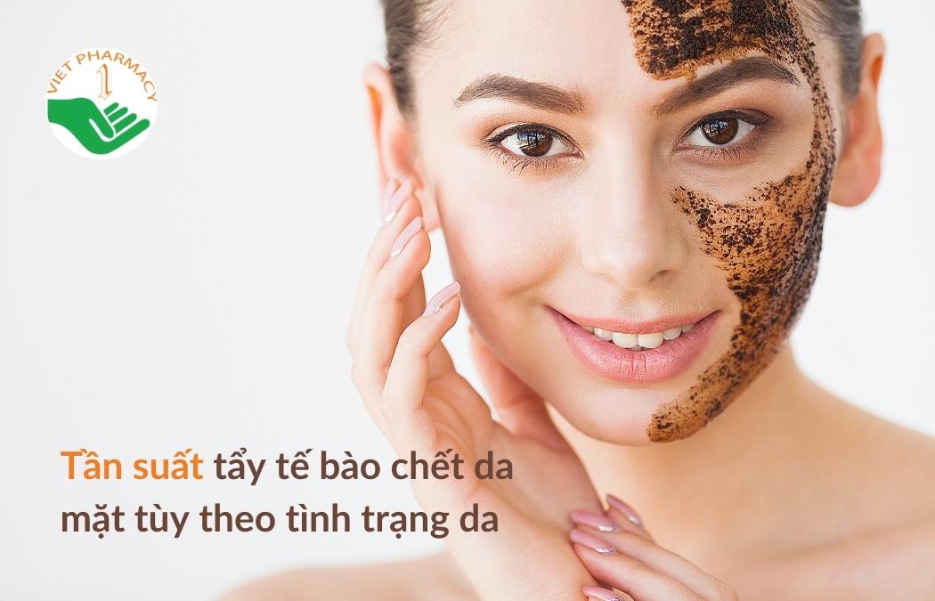 Kem tẩy tế bào chết cần dùng với tần suất thích hợp