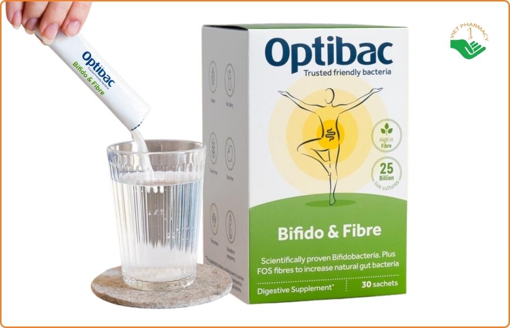 Men vi sinh Optibac xanh Bifido & Fibre