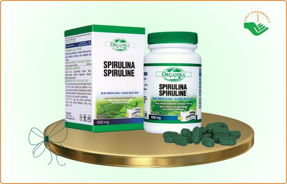 Viên uống tảo xoắn Organika Spirulina Spiruline