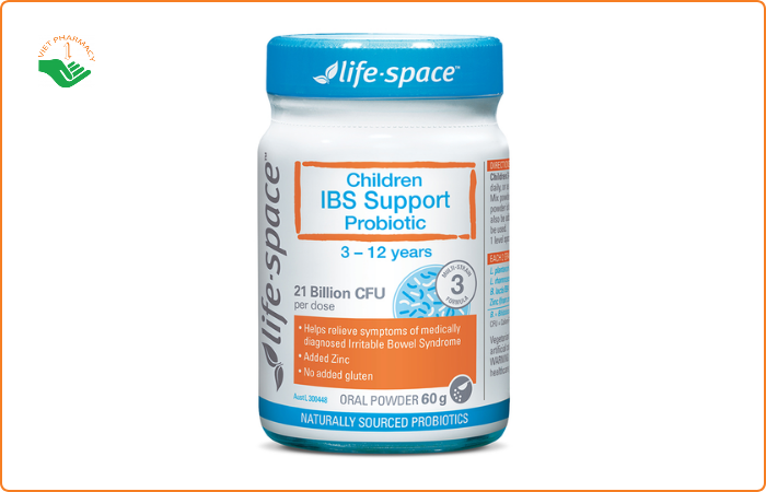 Men vi sinh Life Space Children IBS Support Probiotic