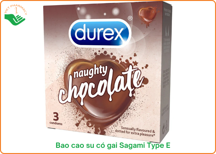 Bao cao su Durex Naughty Chocolate