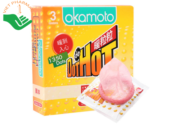 Bao cao su Okamoto Dot Hot