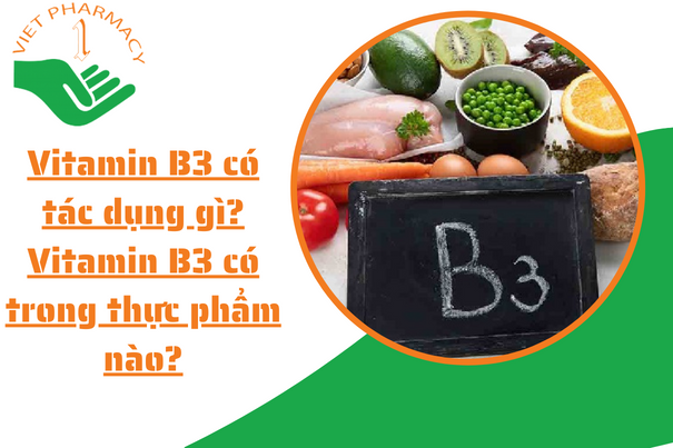 Vitamin B3 có tác dụng gì? Vitamin B3 có trong thực phẩm nào?