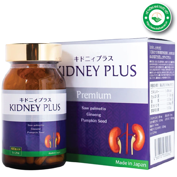 Thuốc bổ thận Kidney Plus Jpanwell Premium (Hộp 1 chai 60 viên)