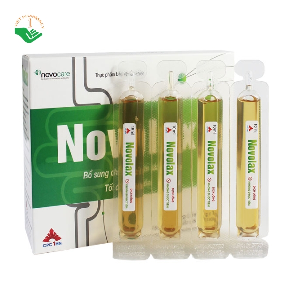 Novolax - Dung dịch chất xơ hòa tan, giảm táo bón