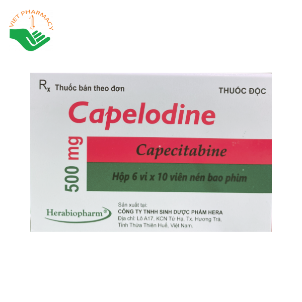 Thuốc điều trị ung thư Capelodine 500mg