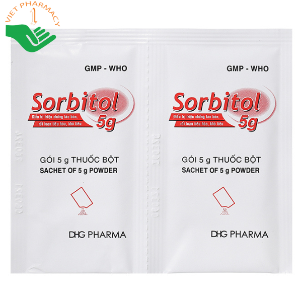 Thuốc bột Sorbitol DHG 5g trị táo bón