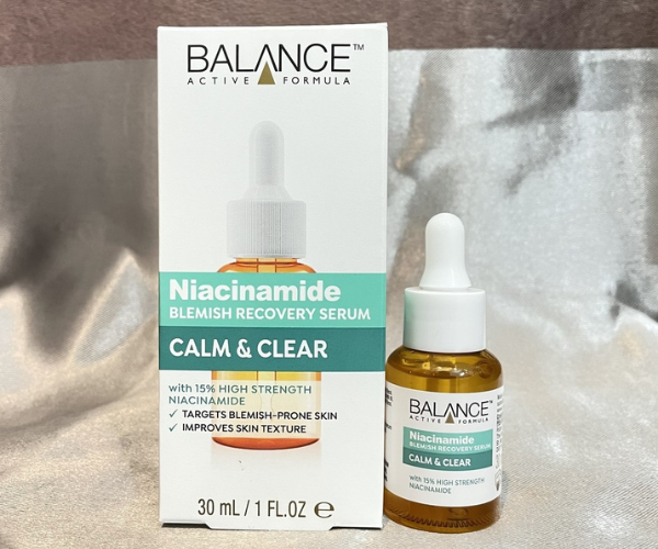 Serum ngừa mụn mờ thâm Balance Niacinamide Calm & Clear 30ml