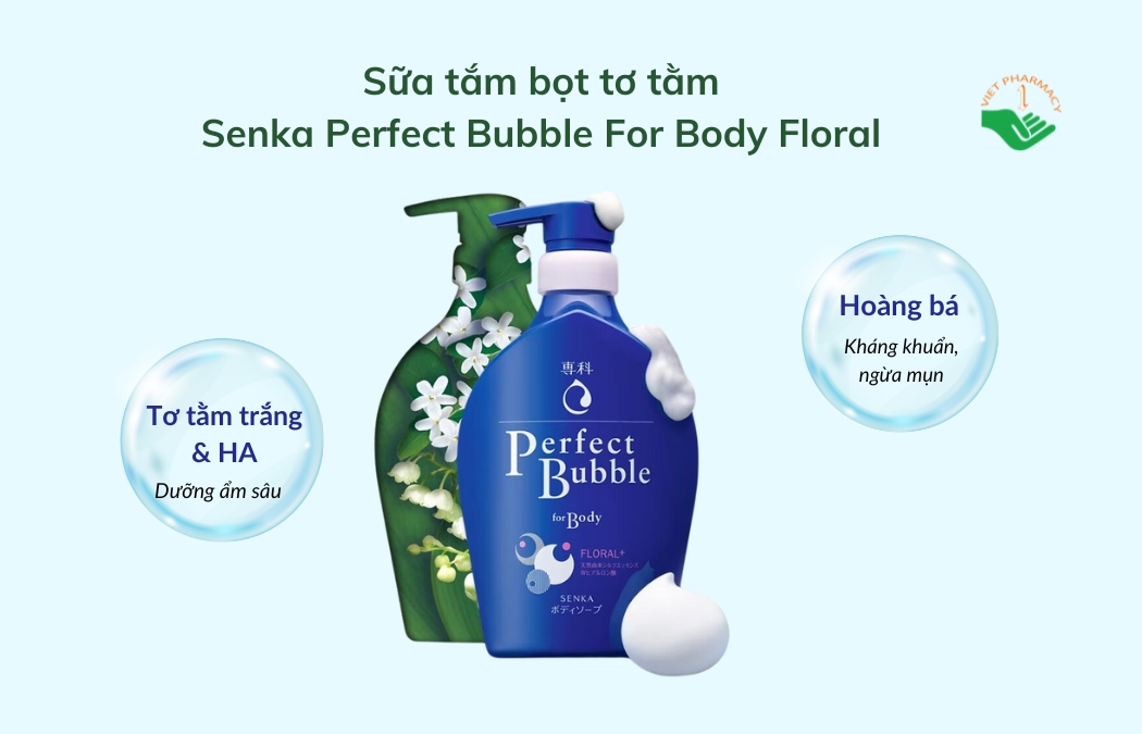 Senka Perfect Bubble For Body Floral