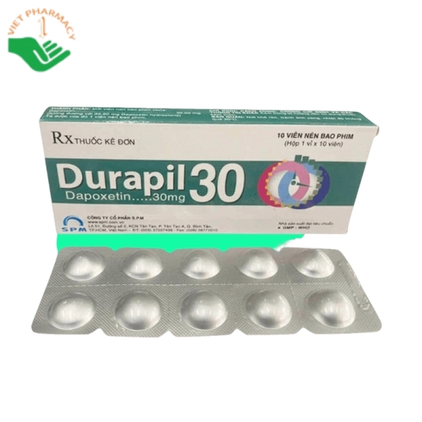 Durapil 30 điều trị xuất tinh sớm ở nam giới