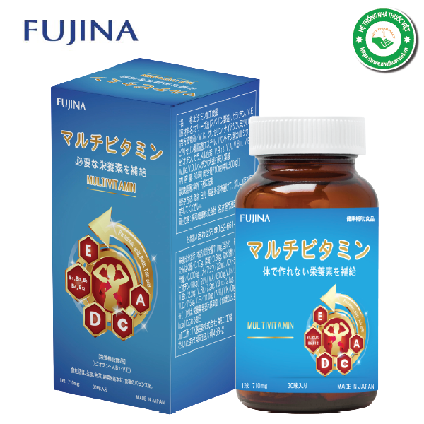 Viên uống MULTIVITAMIN Fujina (Hộp 30 viên)