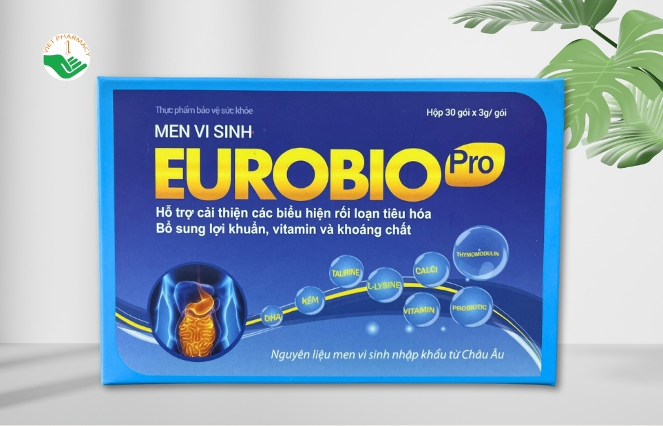 Men vi sinh cho trẻ Eurobio Pro