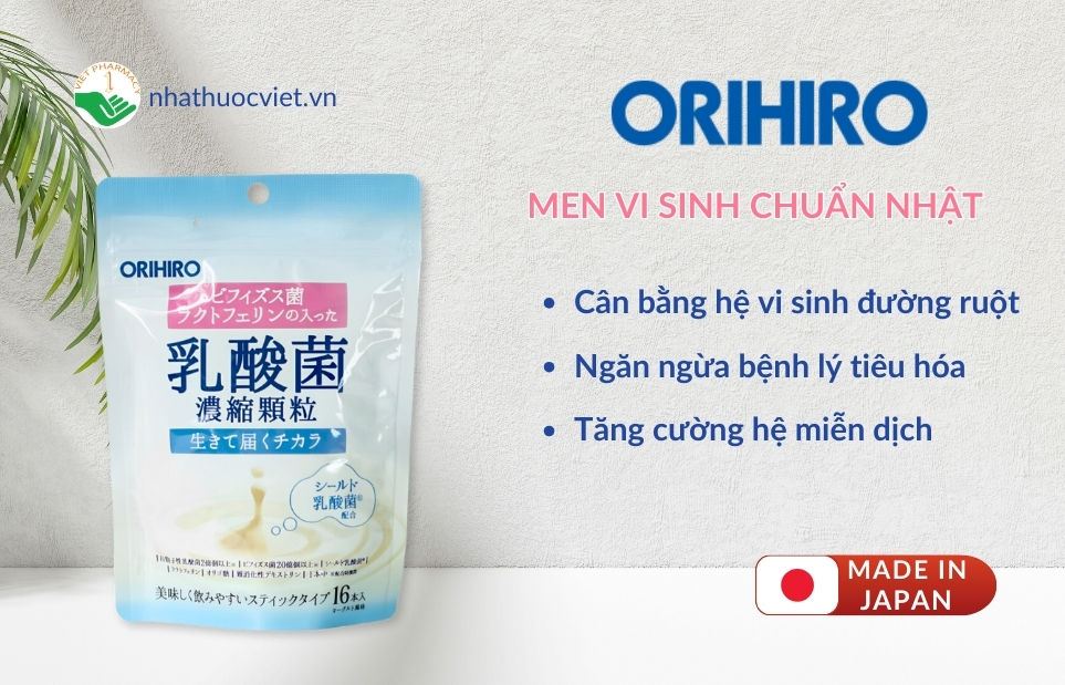 Men vi sinh chất lượng của Nhật - Orihiro