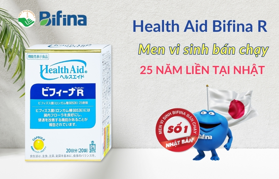 Men vi sinh Nhật Bản Health Aid Bifina R