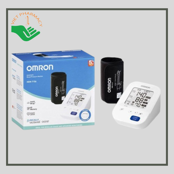 Máy đo huyết áp bắp tay tự động Omron HEM-7156