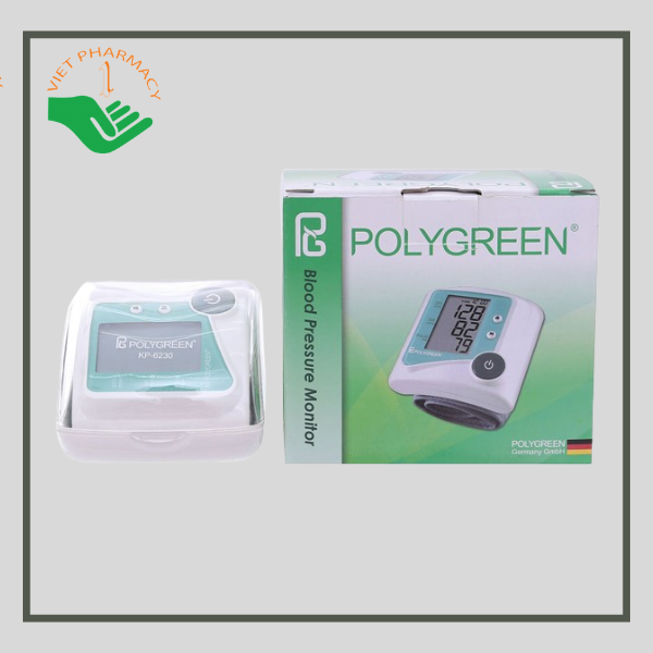 Máy đo huyết áp cổ tay tự động PolyGreen KP-6230