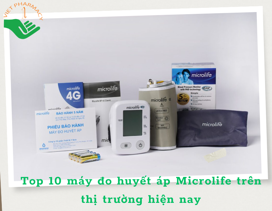 Top 10 máy đo huyết áp Microlife trên thị trường hiện nay