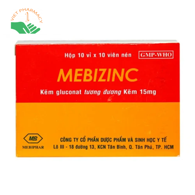 Mebizinc 15mg