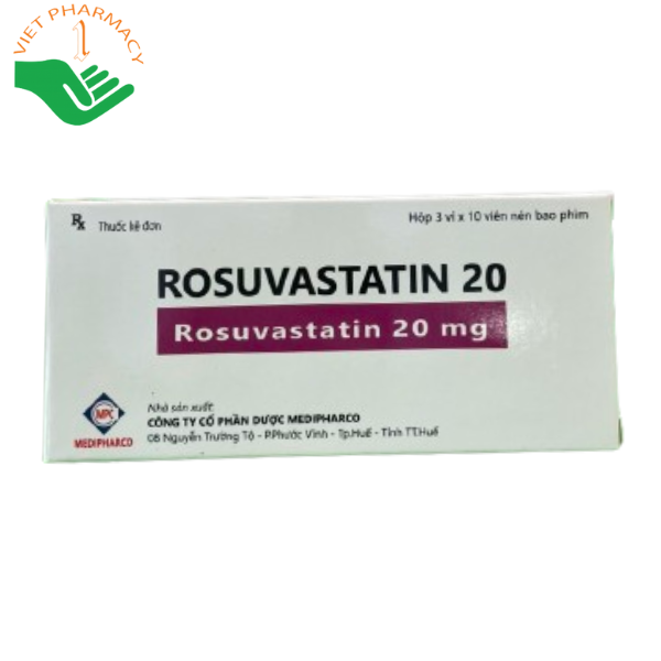 Thuốc Rosuvastatin 20 medipharco