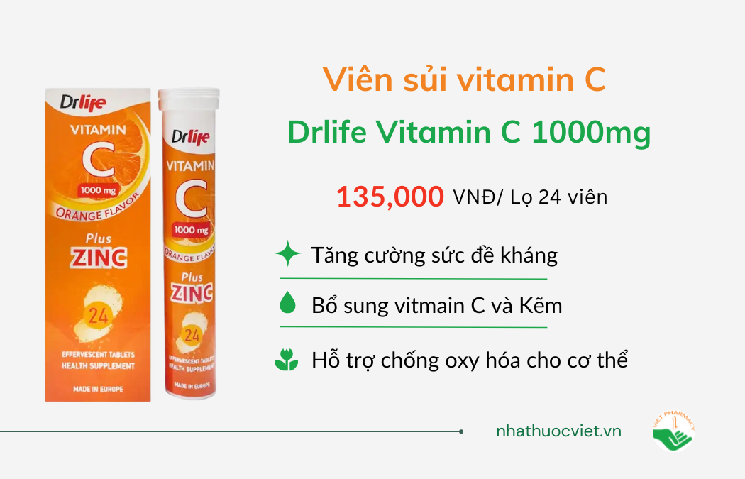 Drlife Vitamin C 1000mg Plus Zinc