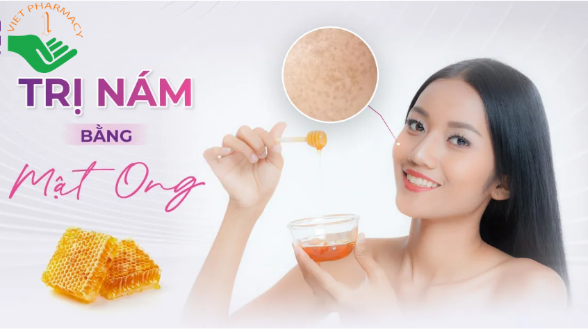 Mật ong chứa nhiều dưỡng chất giúp nuôi dưỡng, làm giảm tình trạng nám da