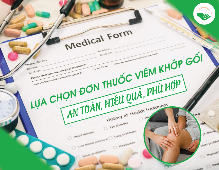 đơn thuốc viêm khớp gối