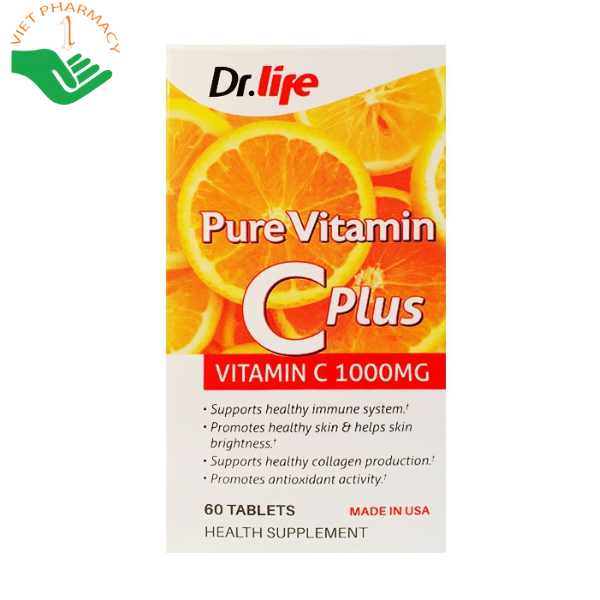 Dr. Life Pure Vitamin C Plus 1000mg