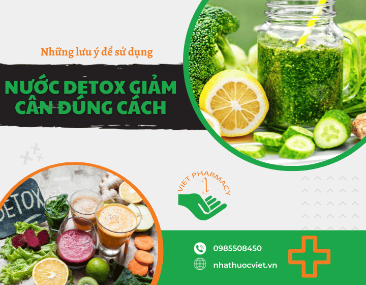 Những lưu ý để sử dụng nước detox giảm cân đúng cách