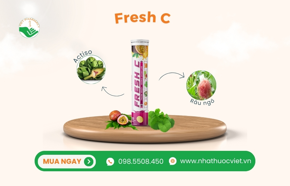 Viên sủi giải độc gan Fresh C