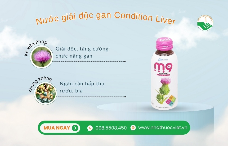 Nước uống giải độc gan Met Food M9