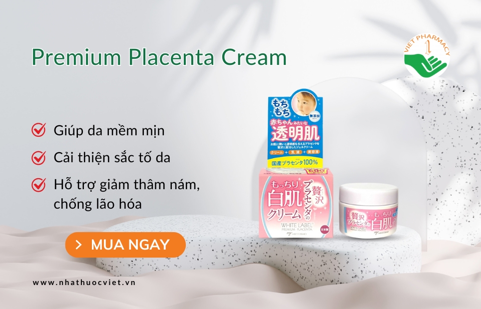 Kem hỗ trợ trị nám Premium Placenta Cream