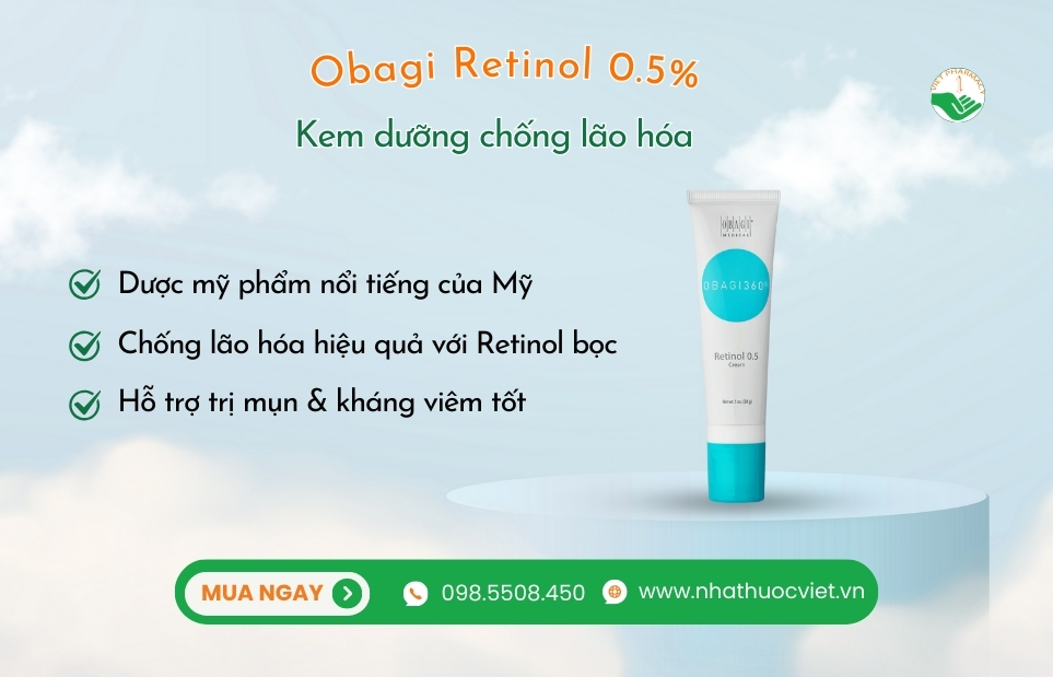 Kem chống lão hóa Obagi Tretinoin Cream 0.05%