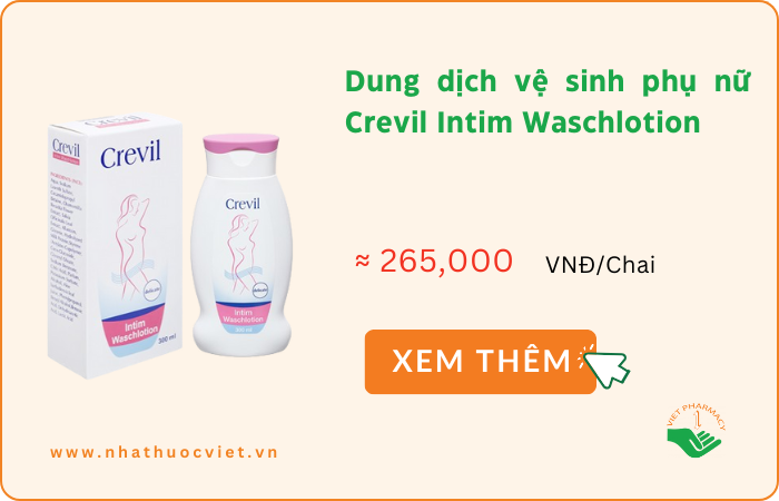 Dung dịch vệ sinh phụ nữ Crevil Intim Waschlotion