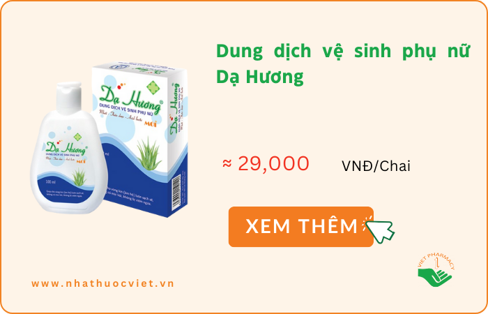 Dung dịch vệ sinh phụ nữ Dạ Hương