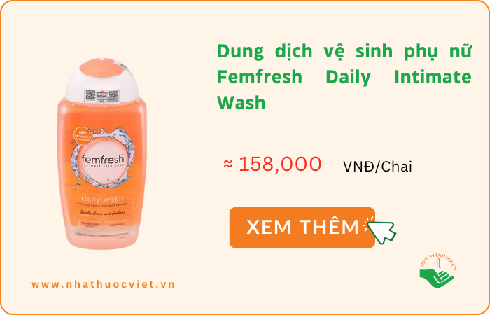 Dung dịch vệ sinh phụ nữ Femfresh Daily Intimate Wash