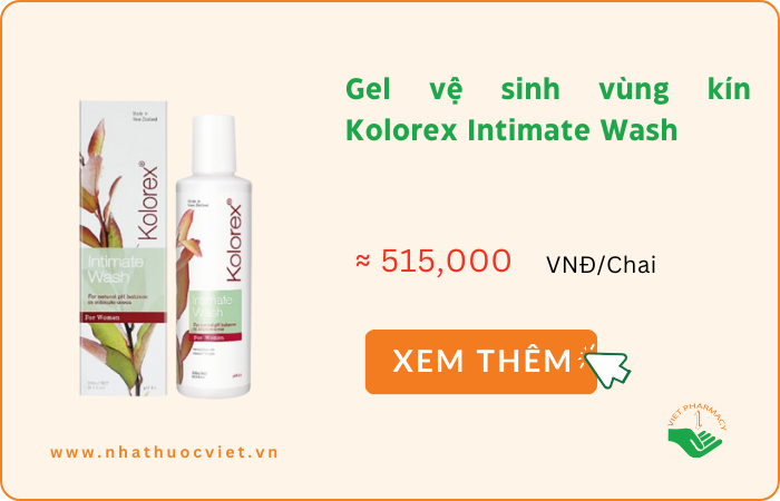 Gel vệ sinh vùng kín Kolorex Intimate Wash