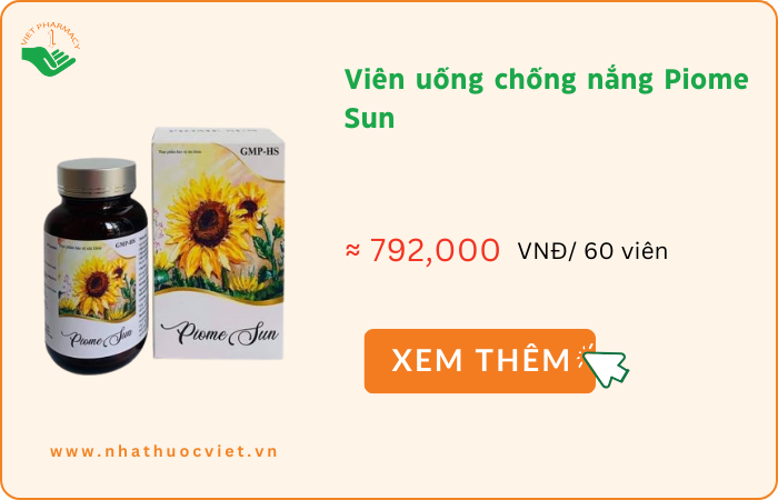 Viên uống chống nắng Piome Sun