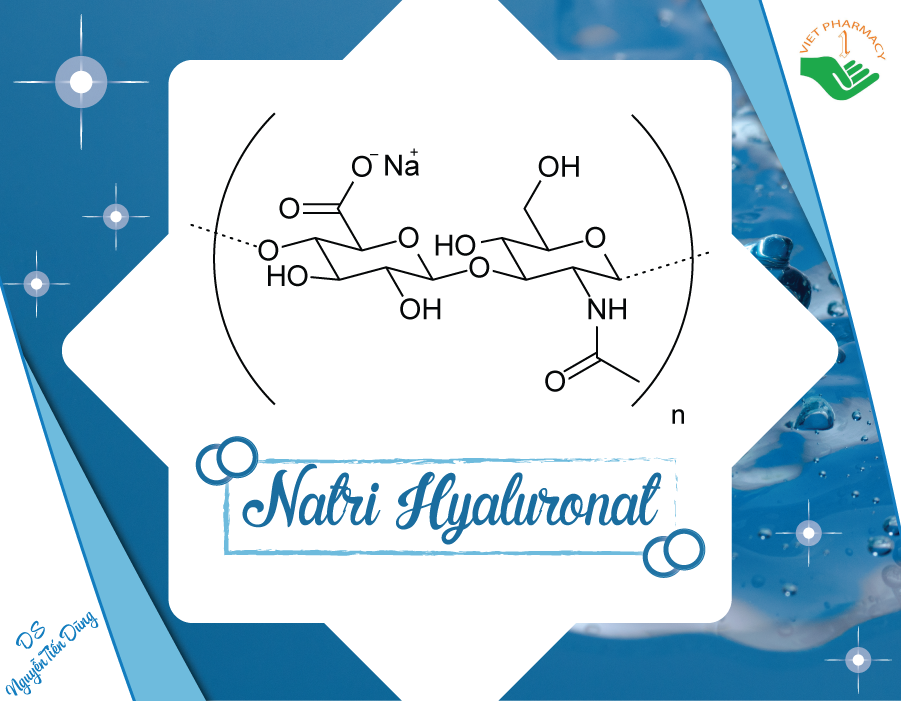  Natri Hyaluronat là dạng Hyaluronic Acid thường dùng trong mỹ phẩm