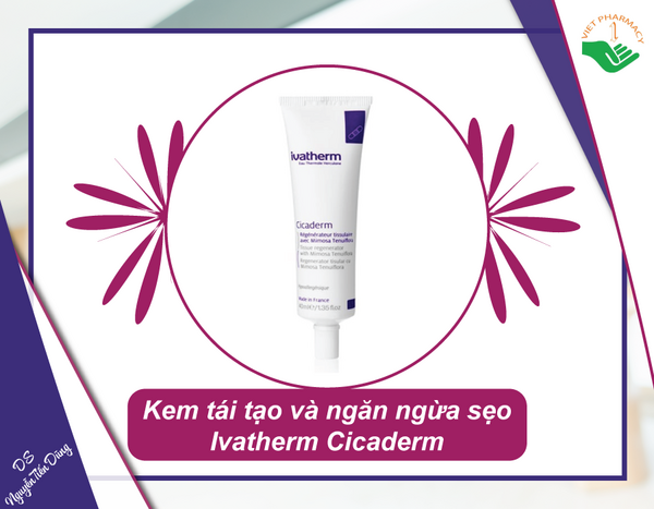 Hình ảnh sản phẩm kem Ivatherm Cicaderm