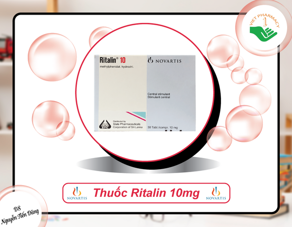 Hình ảnh thuốc Ritalin 10mg