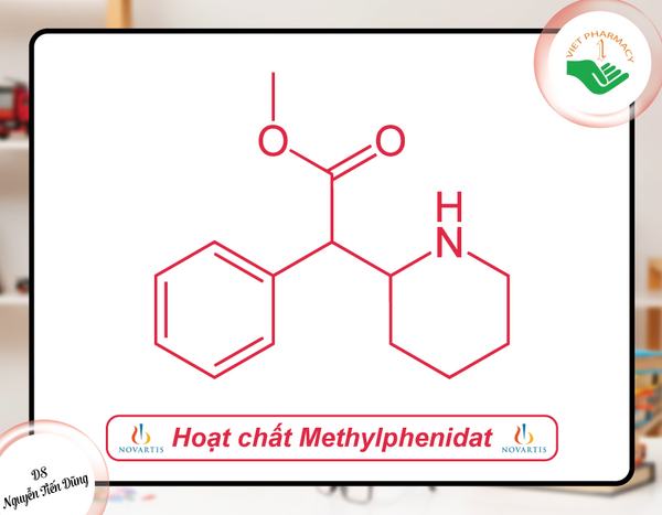 Hoạt chất Methylphenidat là thành phần chính của thuốc