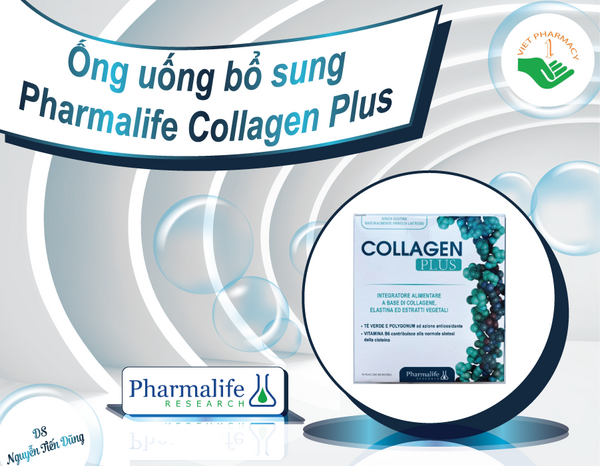  Hình ảnh sản phẩm ống uống bổ sung Pharmalife Collagen Plus