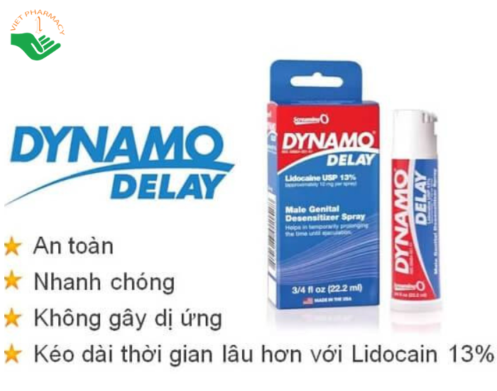 Xịt Dynamo Delay sở hữu nhiều ưu điểm vượt trội