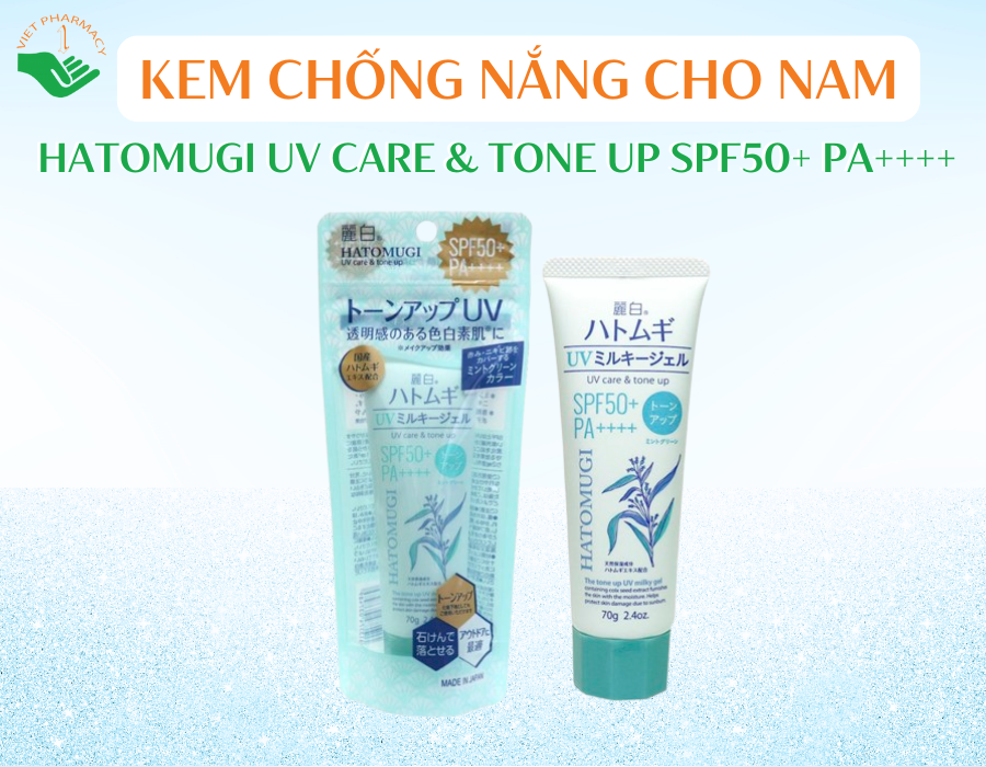 Hatomugi UV Care & Tone Up SPF50+ PA++++