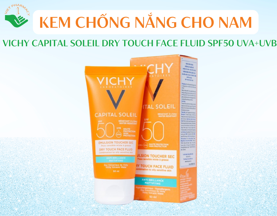 Vichy Capital Soleil Dry Touch Face Fluid SPF50 UVA+UVB