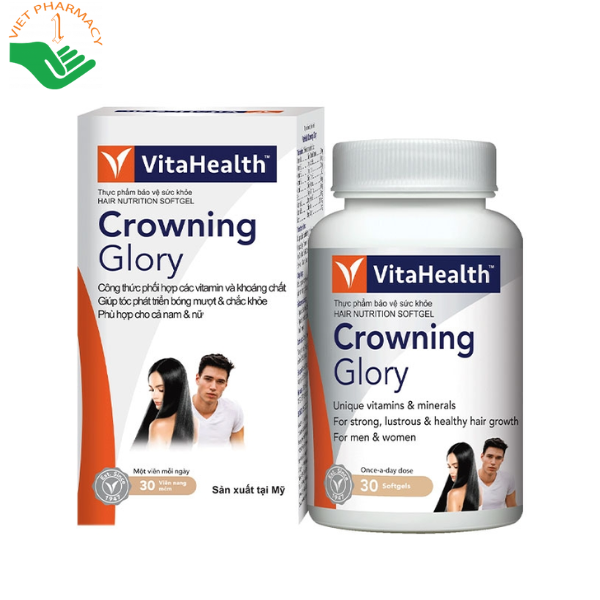 Thực phẩm chức năng VitaHealth Crowning Glory 30 viên