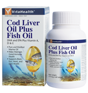 VitaHealth Cod Liver Oil Plus Fish Oil