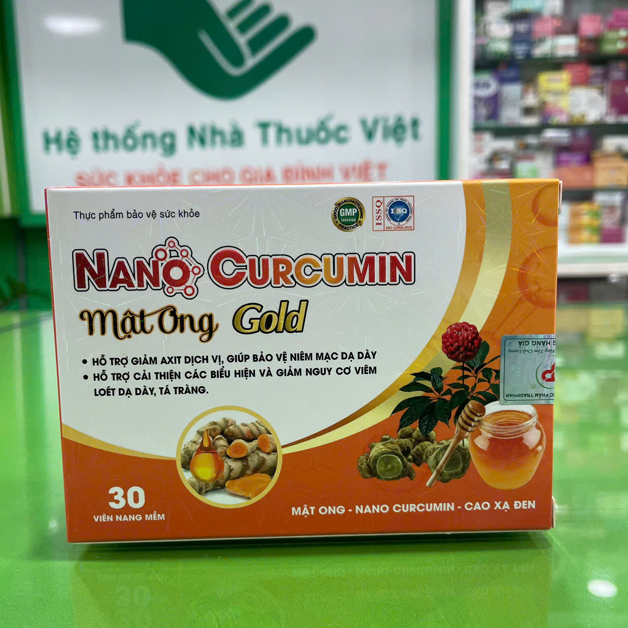 Viên uống Nano Curcumin mật ong Gold