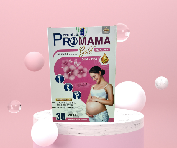 Viên uống bổ bầu Pro Mama Gold Hd Happy 30 viên